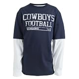 Dallas Cowboys Youth Layered Long Sleeve T-Shirt Extra Large