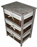 DRAWER SET WICKER RATTAN STORAGE