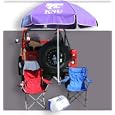 Shademaid Tailgate Support System And Kansas State Umbrella