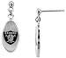 Oakland Raiders Accent Drop Earrings
