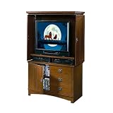 Sauder Fruitwood Finish Entertainment Armoire