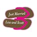 Flip Flop Shaped Stickers