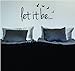 Let It Be Version 2 The Beatles Quote Decal Wall Vinyl Art Sticker Music