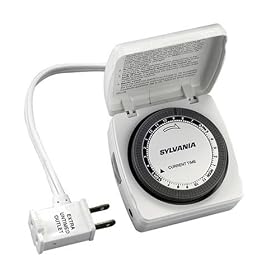 Sylvania SA105 15 Amp Table Top Lamp Timer by Sylvania