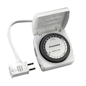 Sylvania SA105 15 Amp Table Top Lamp Timer by 