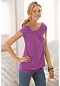 Chadwicks Appliqu� Blouson Top
