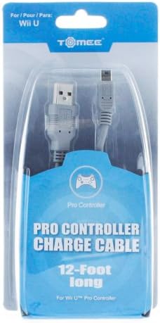 Tomee Wii U Pro Controller Charge Cable, 12-Feet