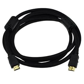 EarlyBirdSavings HDTV Computer HDMI to HDMI High Speed 3M 10Ft Ethernet Braided 3D Cable Cord M/M