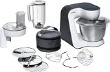 Bosch 3.9 Litre 700 Watt Styline Kitchen Machine, White/ Grey