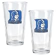 Duke Blue Devils NCAA 2pc Pint Ale Glass Set by Great American Products