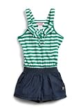 GUESS Kids Girls Striped Romper