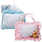 Disney's Winnie the Pooh Birth Announcement Door Pillow w/ Pen, Pink