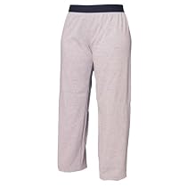 Heather Gray solid color jersey elastic waist comfortable unisex pants pajamas leisure, no fly, 5 adult sizes