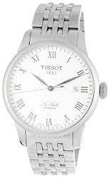 Tissot Men's T41148333 Le Locle Silver Textured Dial Watch