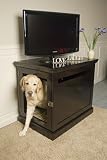 Large Espresso TownHaus Hideaway Dog House Nightstand End Table