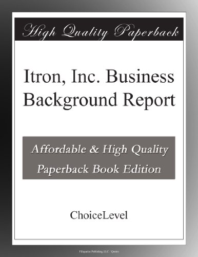 Itron, Inc. Business Background Report
