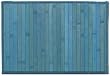 Laser Printed Split Bamboo Cadet Blue Placemat 18" x 12" Set / 6