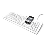 Matias USB 2.0 Keyboard + smartphone stand for Mac/White(US)