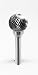 GROBET CARBIDE BUR MADE IN U.S.A. BALL 5/16X5/16X1/4 STANDARD CUT