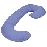 Leachco Snoogle Deluxe Total Body Pillow Color: Denim