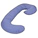Leachco Snoogle Deluxe Total Body Pillow Color: Denim