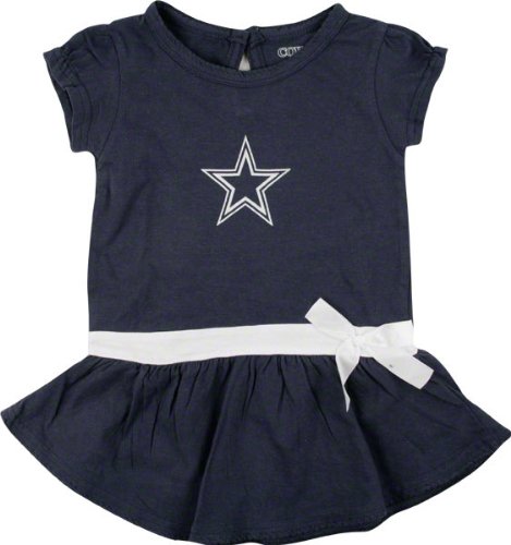 Dallas Cowboys Toddler Navy Merry Go Round Dress