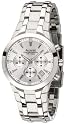 Accurist Men's Quartz Watch with Silver Dial Chronograph Display and Silver Stainless Steel Bracelet MB960S