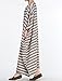 Mordenmiss Women's New Round Collar Stripes Plus Size Dresses Style 1-Large Gray
