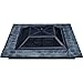 Patio Fire Pit with Cover. 32 Inch Backyard Fireplace Makes a Great Outdoor Heater for Your Deck or Patio Furniture.