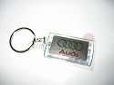 Solar Powered Flashing LCD Key Chain Keychain Key Ring Audi