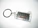 Solar Powered Flashing LCD Key Chain Keychain Key Ring Audi
