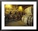 Aging of Armagnac in Gascony Oak Barrels, Aquitania, France Framed Art Poster Print by Michele Molinari, 31x25