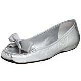  : BCBGirls Women's Paige Moccasin,Silver Metallic,6 M US