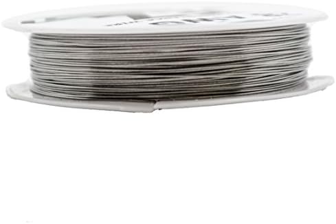 EzCloudz 34 AWG Gauge Kanthal A1 Resistance Wire 100ft Roll 0.16 Mm , 21.1 Ohms/ft Resistance