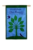 It's All About the Family Regular Size Applique Flag