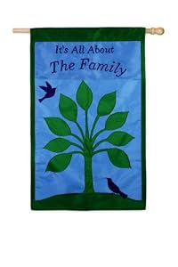It's All About the Family Garden Size Flag