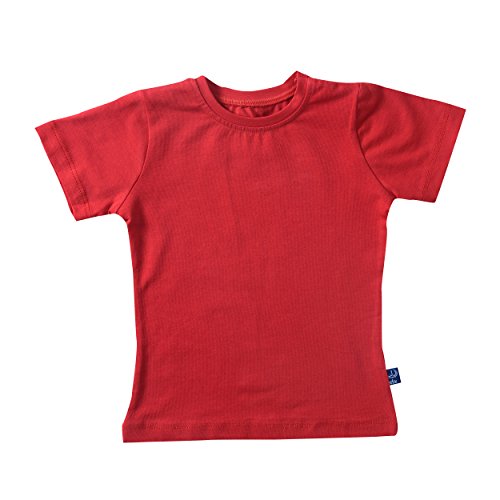 Lilax Girls' Basic Short Sleeve Round Neck T-Shirt