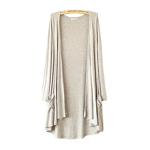 (レディス＆シープ)ladies and sheep ロング カーディガン 長袖 日焼け 冷房 対策 とろみ