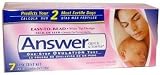 ANSWER Quick And Simple One step OVULATION Test 7 Day Test Kit