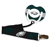 Baby Fanatic Pacifier with Clip, Philadelphia Eagles by Baby Fanatic [並行輸入品]