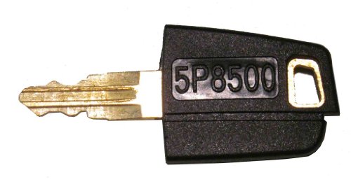 Ignition key for Caterpillar, ASV, Tigercat, Part Number 5P8500