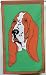 28 X 40 Bassett Hound Outdoor Applique Flag