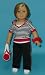 Black, White and Red Hoodie and Pants Set. COMPLETE OUTFIT with Shoes! Fits 18