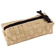 Cosmetic Case - Black/Raw Silk Cosmetic Case - Black/Raw Silk