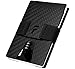 FIDELO Carbon FIber Minimalist Wallet - Mens Slim Wallet Credit Card Holder Money Clip with 4 Cash Bands - Front Pocket RFID Blocking Wallets for Men