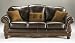 North Shore Dark Brown Sofa