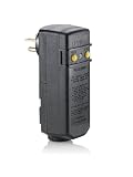 Leviton 16793 20-Amp, 120-Volt, Grounded, Compact Automatic Reset Right Angle GFCI, RoHS Compliant, Black
