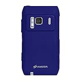 Amzer Silicone Skin Jelly Case for Nokia N8 (Blue)