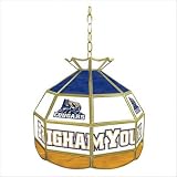 Trademark BYU Stained Glass 16-inch Tiffany Lamp