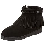 Minnetonka Sheepskin Fringe Ankle Boot